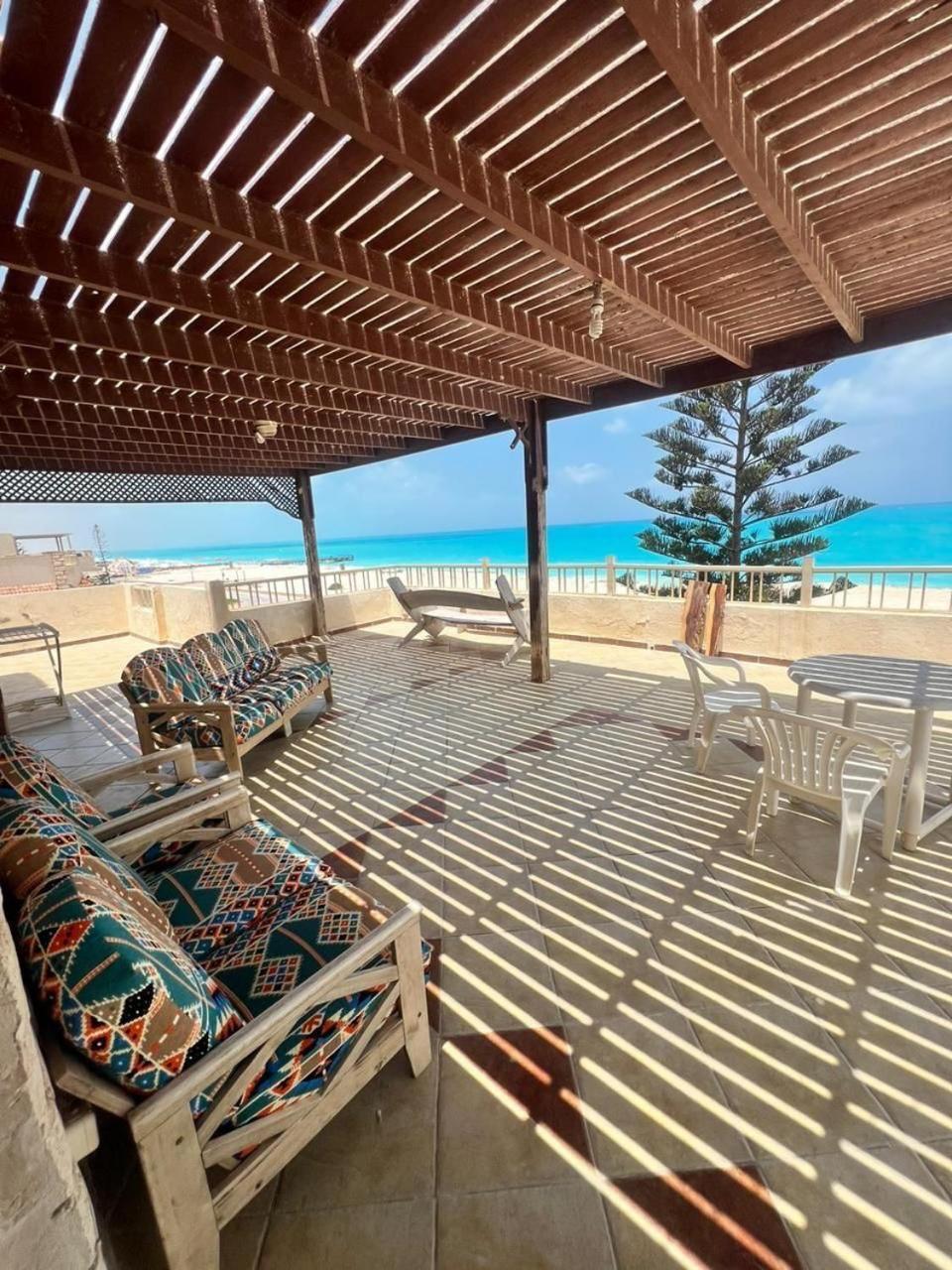 Villa Beachfront Chalet In Green Beach, North Coast El-Alamein Exterior foto